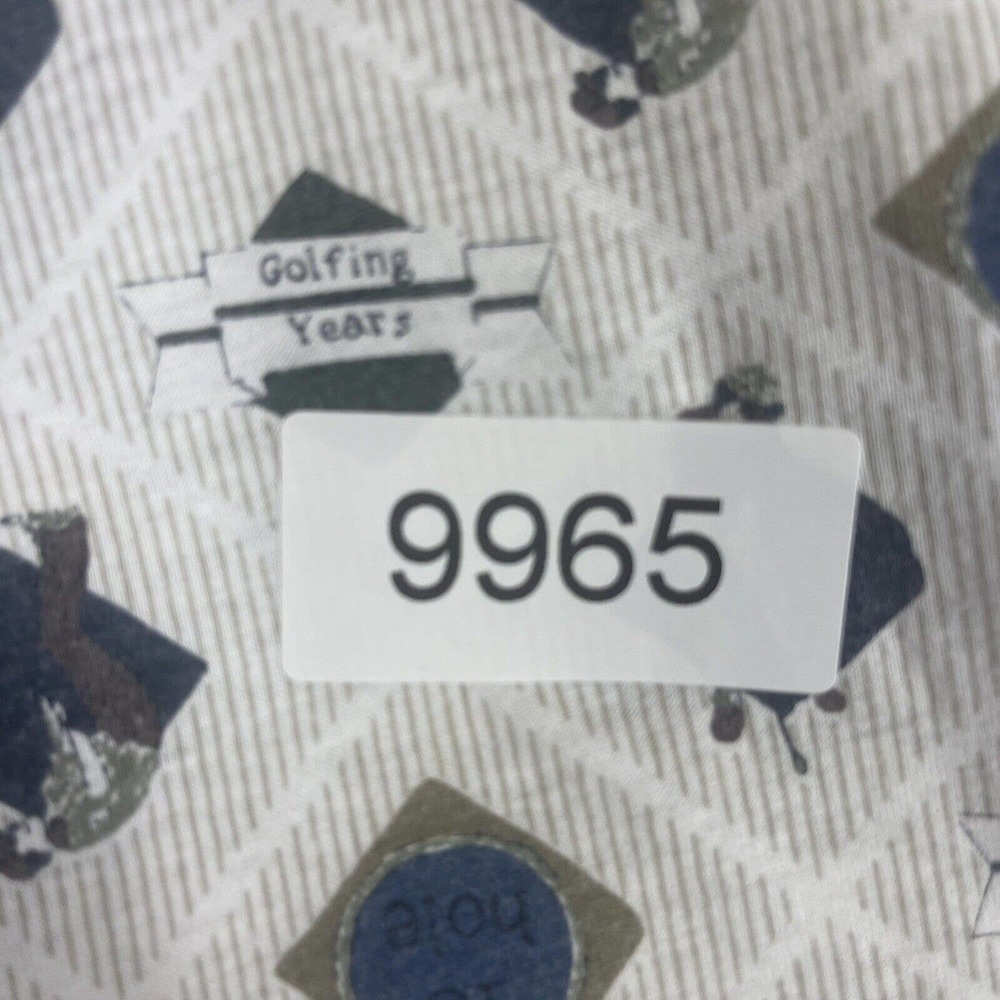 Van Heusen‎ Mens L Polo Golf Shirt Multicolor Golf Print - Picture 9 of 9